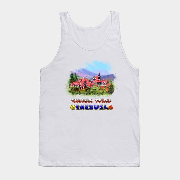 Colonia Tovar Tank Top by Robertilustrado